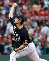 楽天戦に先発した河村
