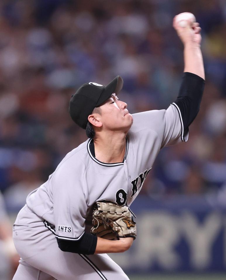 中日戦に先発した井上