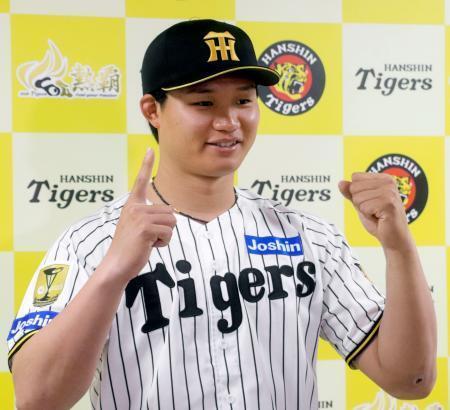 　オールスター戦のファン投票で選出された阪神・森下＝甲子園