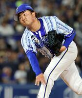 中日戦に先発した石田裕