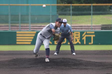 立命館宇治・谷口瑛太投手