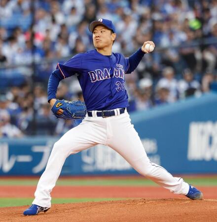 ＤｅＮＡ戦に先発した中日・松葉