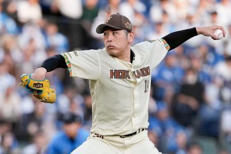 　ロッテ戦に先発した日本ハム・加藤貴＝ＺＯＺＯマリン