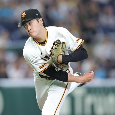 阪神戦に先発する西舘（撮影・西岡正）
