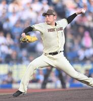 力投する加藤（撮影・開出牧）