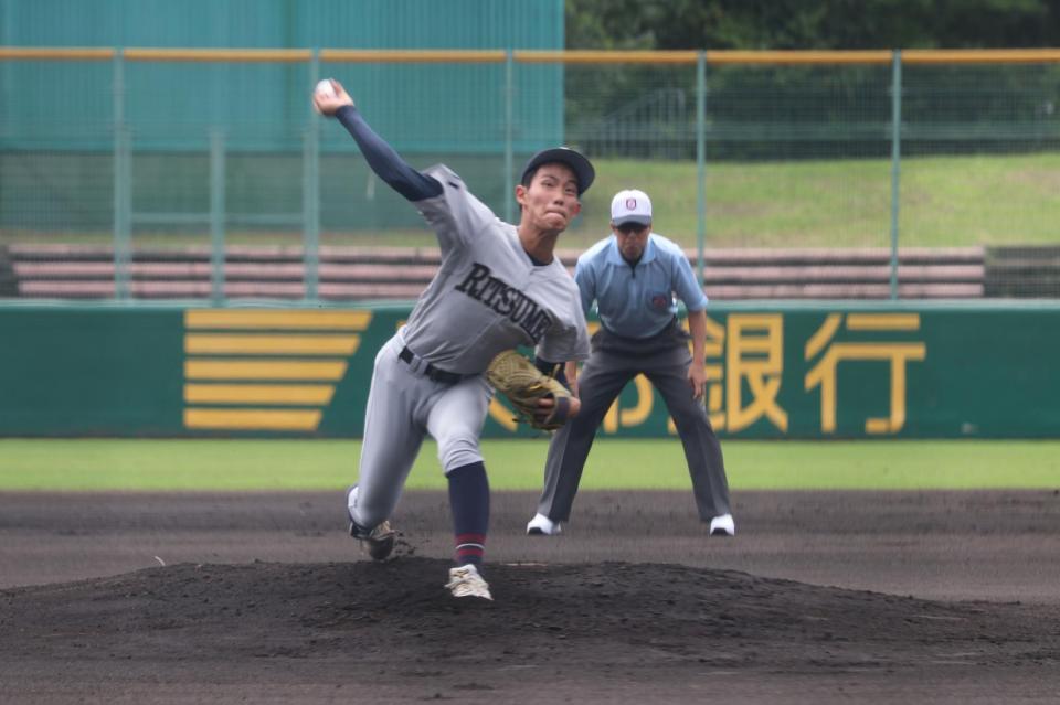 立命館宇治・谷口瑛太投手