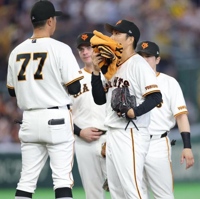 巨人・則本５回８失点　２軍再調整へ　