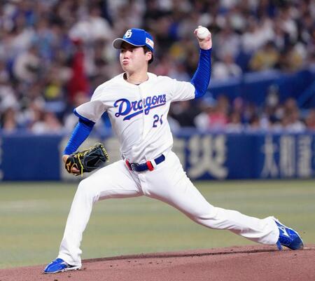 広島戦に先発した中日・金丸