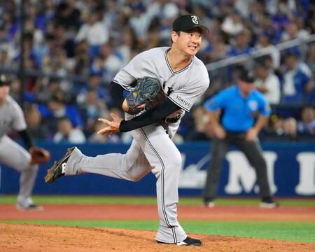 ７回に登板した中川