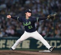 先発し力投する吉村（撮影・山口登）