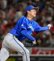 ５回に登板し、プロ初勝利を挙げた岩田