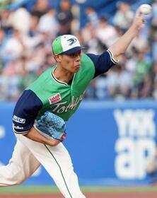 　巨人戦に先発したヤクルト・山野＝神宮