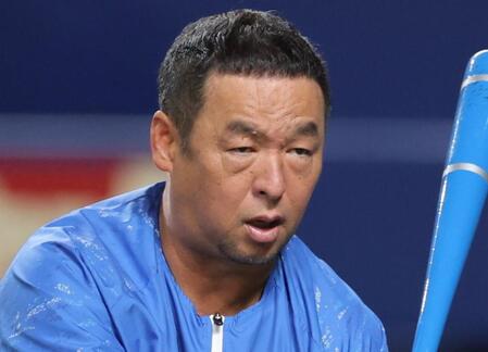 中日・松中信彦コーチ