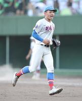 武蔵越生相手に完投勝利を挙げた花咲徳栄・黒川凌大（撮影・伊藤笙子）