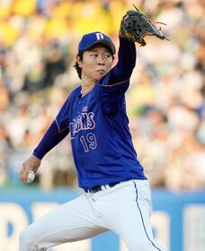 ヤクルト戦に先発した中日・高橋宏