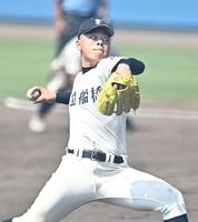 力投する市船橋・諸岡杜和（撮影・開出牧）