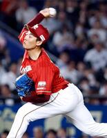 ７回に登板し、プロ初勝利を挙げた九谷