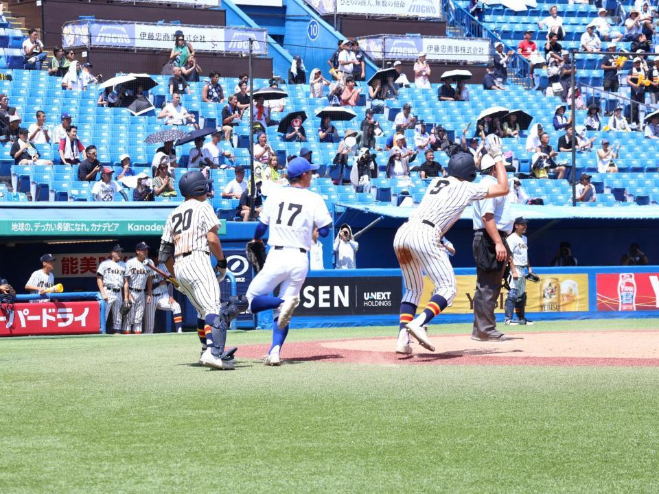 帝京が追撃
