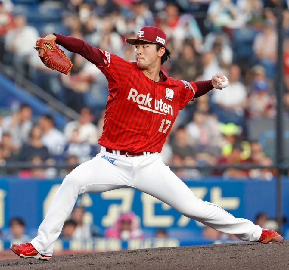 ロッテ戦に先発した古謝