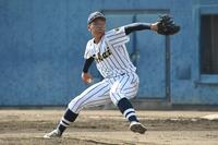 二番手として登板した、東海大大阪仰星・忠島直希投手