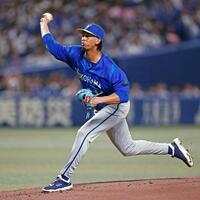 中日戦に先発したビド