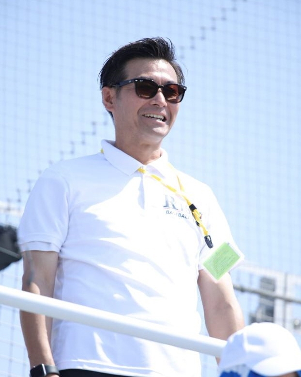履正社の応援に駆けつけた辻竜太郎氏
