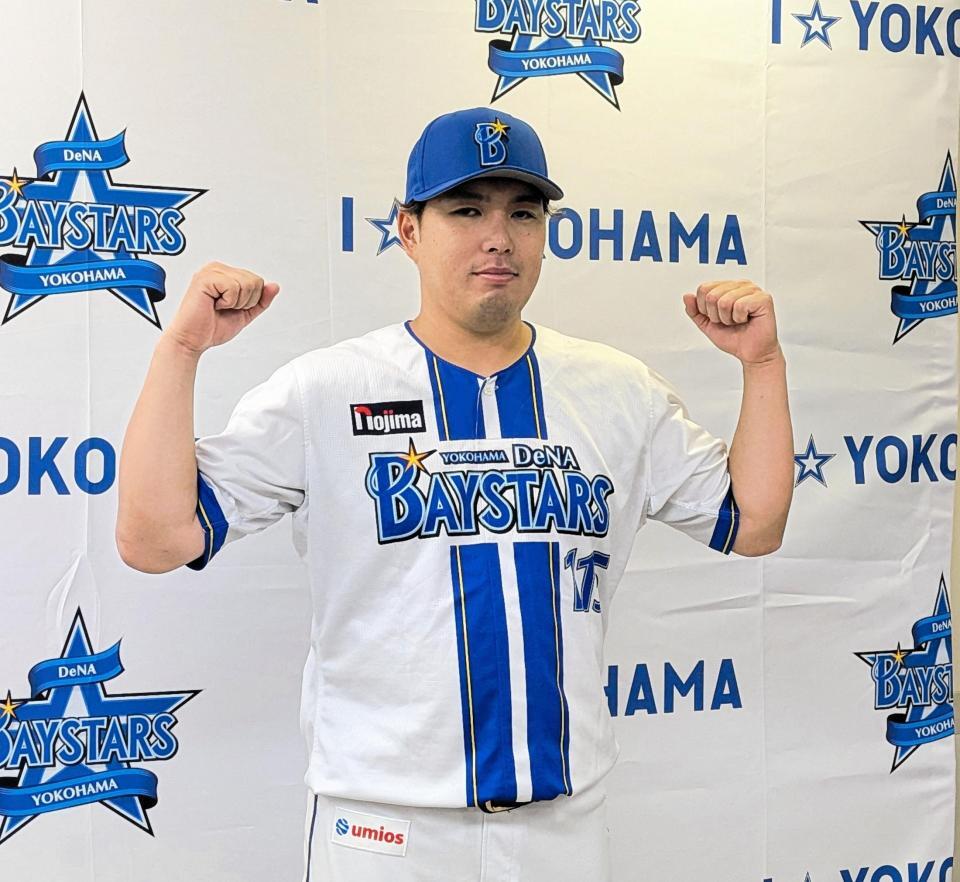 会見に出席した馬場