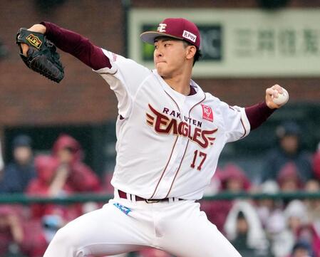 ソフトバンク戦に先発した古謝