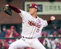 ソフトバンク戦に先発した古謝