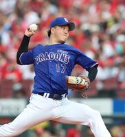 先発し力投する柳（撮影・北村雅宏）