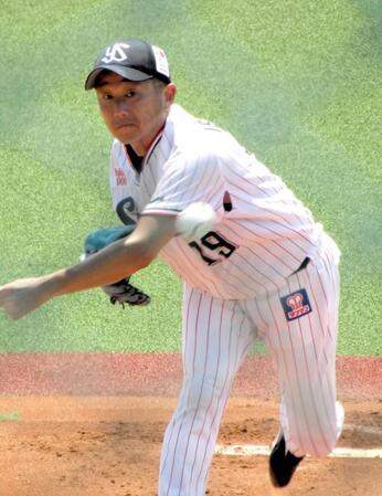 　ファーム・ロッテ戦に先発した石川（撮影・伊藤玄門）
