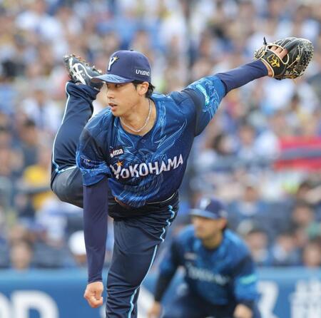 阪神戦に先発する尾形（撮影・西岡正）