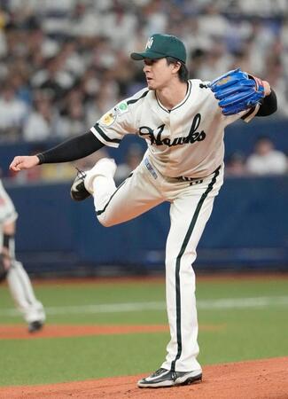 日本ハム戦に先発した上沢