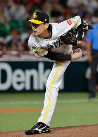 日本ハム戦に先発したソフトバンク・大津