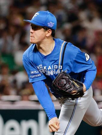 ソフトバンク戦に先発した日本ハム・北山