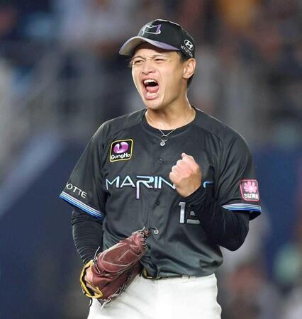 　６回、ピンチをしのいだ毛利（撮影・石井剣太郎）