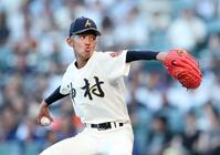 ５回途中から登板した神村学園・龍頭