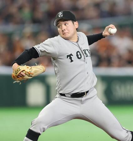 力投する竹丸（撮影・金田祐二）