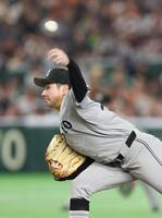 ６回１失点の竹丸（撮影・金田祐二）
