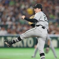 ６回１失点の竹丸（撮影・金田祐二）