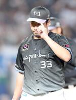 ５回から２イニングを抑えた八木（撮影・伊藤笙子）