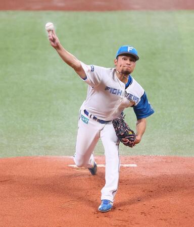 西武戦に先発する伊藤（撮影・中島達哉）