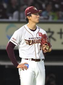 　５回、２ランを浴びた荘司。７回２失点の力投ながら９敗目を喫した