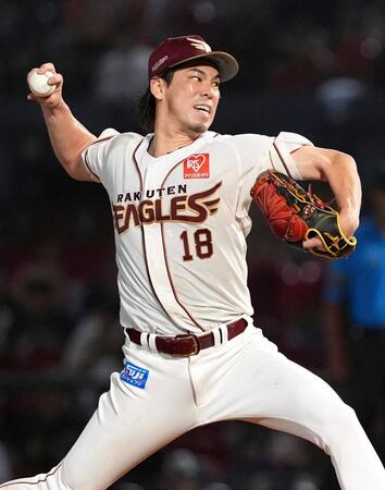 オリックス戦に先発し、７回２失点でプロ野球通算１００勝目を挙げた前田健
