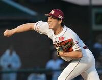 オリックス戦に先発し、７回２失点でプロ野球通算１００勝目を挙げた前田健