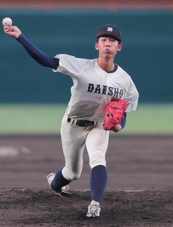 ５回から登板した太田商・平田