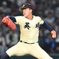 力投する英明・冨岡琥希（撮影・高部洋祐）