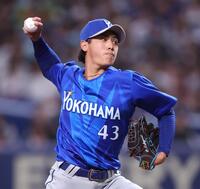 中日戦に先発した深沢