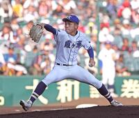 鳴門渦潮戦に先発した霞ケ浦・小林