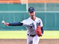 霞ケ浦戦に先発した鳴門渦潮・西村